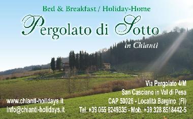 Bed and Breakfast in San Casciano in val di pesa (Bargino) (Firenze) or holiday homes and vacation rentals