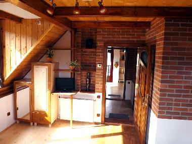 Casa Zollo - view through the attic (Casa Vale, Transylvania)