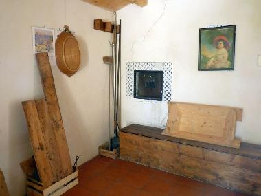 "stone oven" room