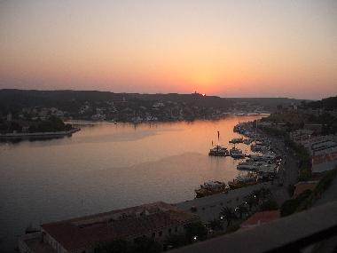 sunrise from the balcony