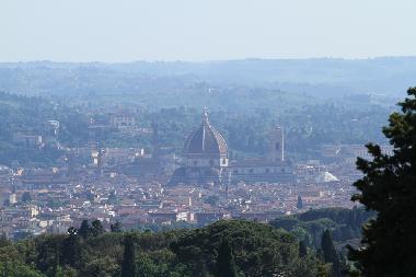 The real view from the villa