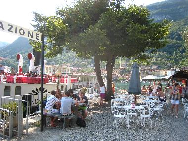 On the island `La Botte` Cafe Bar is a gorgeous spot to enjoy refreshments