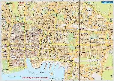 palermo map red square our apartment