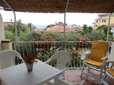 balcony with sea view