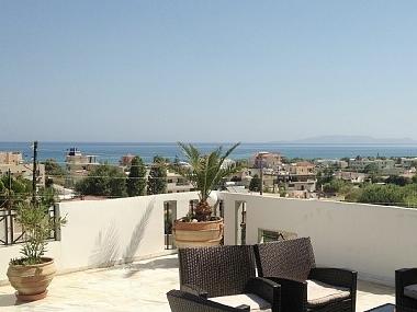 Veranda with views of the Mediterranean Sea
