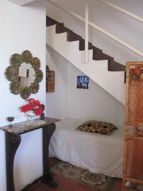 Extra bed in living room