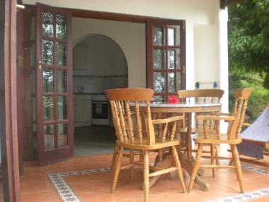 View of Terrace from the  garden