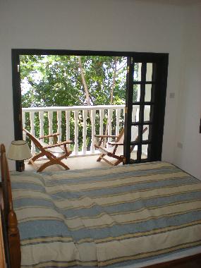 Master Bedroom with Balcony in the apartment