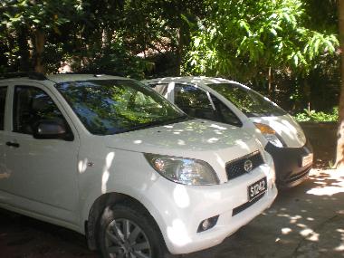 Cars available to guest