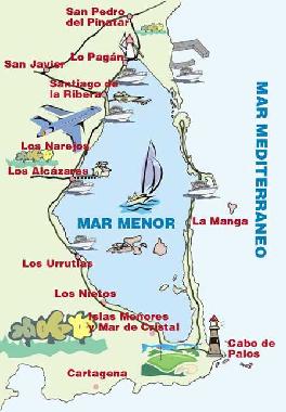 Holiday Apartment in La Manga del Mar Menor (San Javier)  (Murcia) or holiday homes and vacation rentals