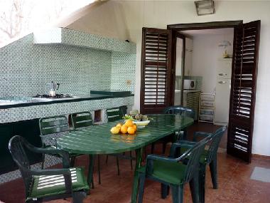 Outside kitchen