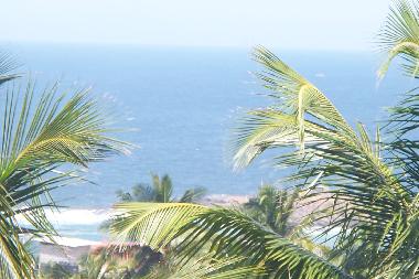 sea view from house