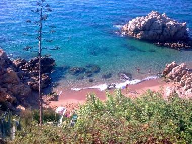 Small bay of Sant Pol de Mar