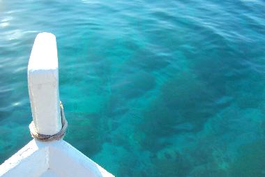 Crystal clear sea...