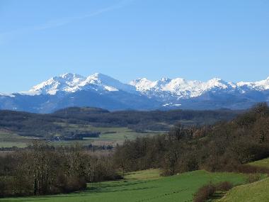 View from private deck, pool and south facing bedrooms