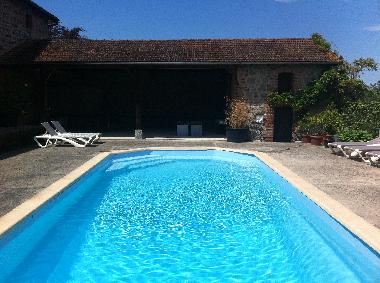Swimming pool at Les Bardons