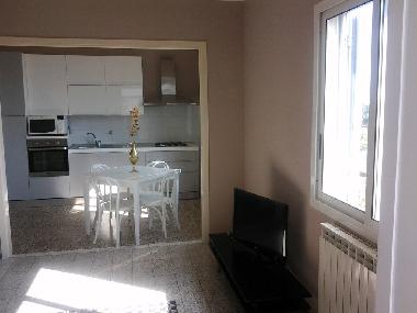 view of kitchen from living room