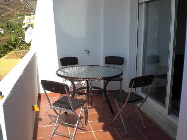 Terrace overlooking the golf area 