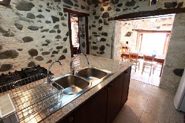 Kitchen with view of dinning room