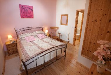 The double bedroom is large and bright