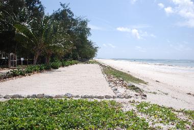 Beach in front of our Villa