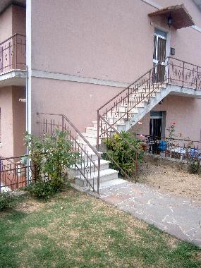 From outside