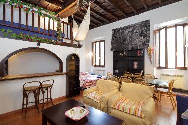 living room, bar corner