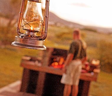 Individual  bbq areas