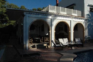 cool big patio direct to the pool