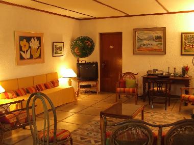 Spacious lounge nicely decorated