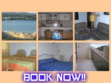 Holiday Apartment in Mellieha (Malta) or holiday homes and vacation rentals