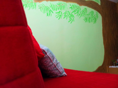 Self painted Melaka Tree on wall