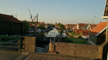 View on Workum taken from the lock.
