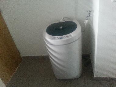 washing machine provided. Why send to layndrette if you can do it yourself