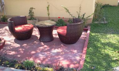 Outdoor sitting area
