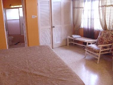 spacious bedroom