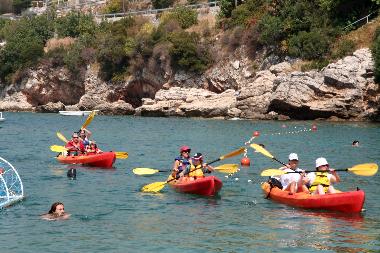 kayaking in Zaton bay