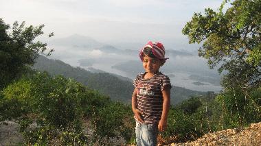 views over Victoria Dam Reservoir