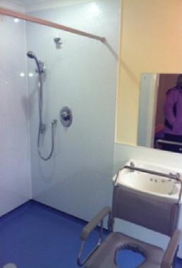 Shower and Shower Chair