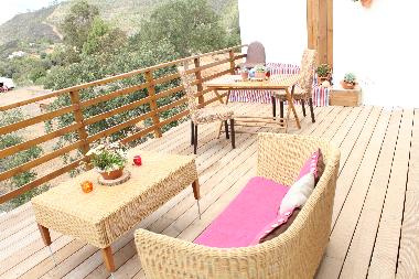 large deck for great days and nights outside