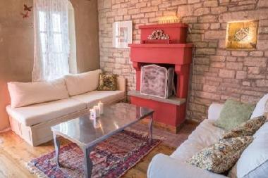 living room with sofabed