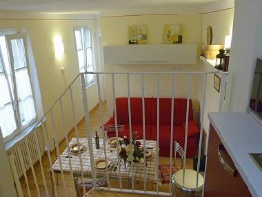 room from lunch with couch read two places