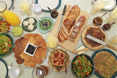 Our home-made Israeli Country Breakfast