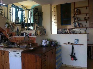 Coffee area - kitchen to the left