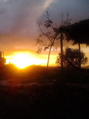 Sunrise over the valley