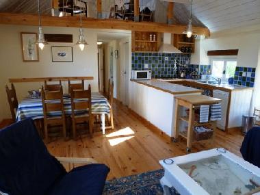 Open plan living area