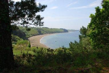 View from the coastal path