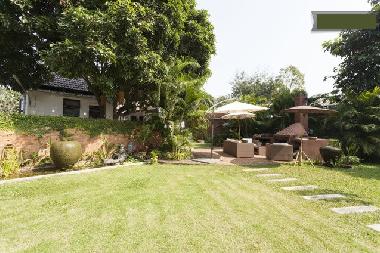 Main Garden with BBQ