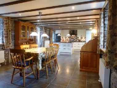 Kitchen with dining area