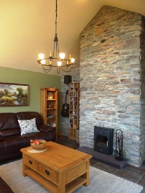 Fire place in the living room